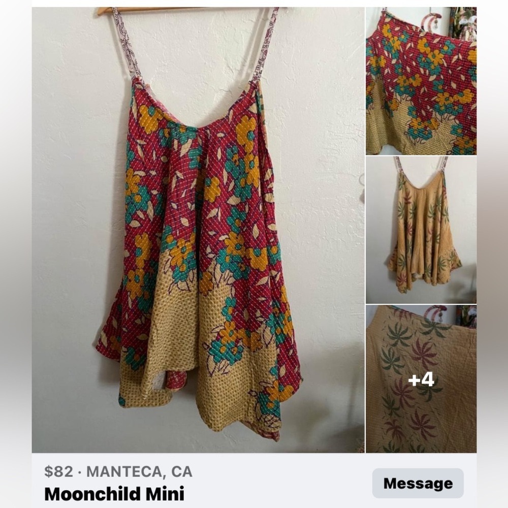 Kantha Bae Mini Dress